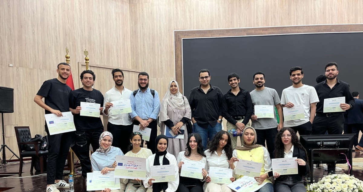فوز طلاب هندسة شبرا بالمراكز الاولى على هامش فعاليات المؤتمر العلمي الرابع للعلوم التطبيقية بجامعة بنها